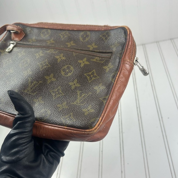 Louis Vuitton Pochette Second 184 Sport Brown Monogram Clutch Bag